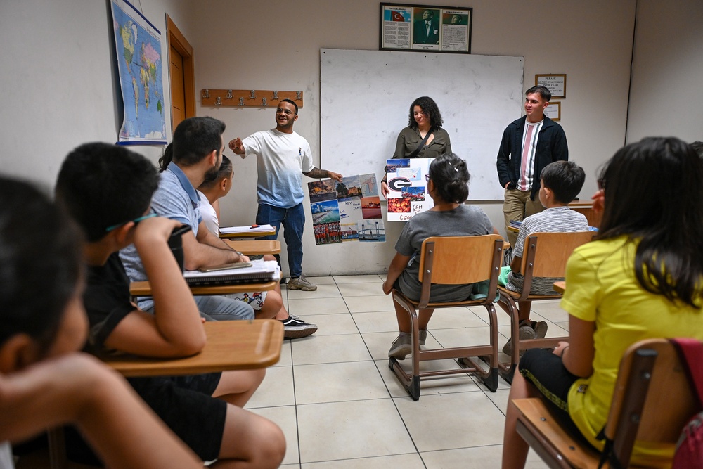Airman Leadership Class 22-F visits the Turkish-American Association