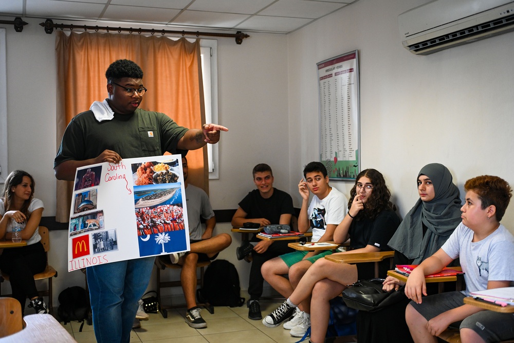 Airman Leadership Class 22-F visits the Turkish-American Association