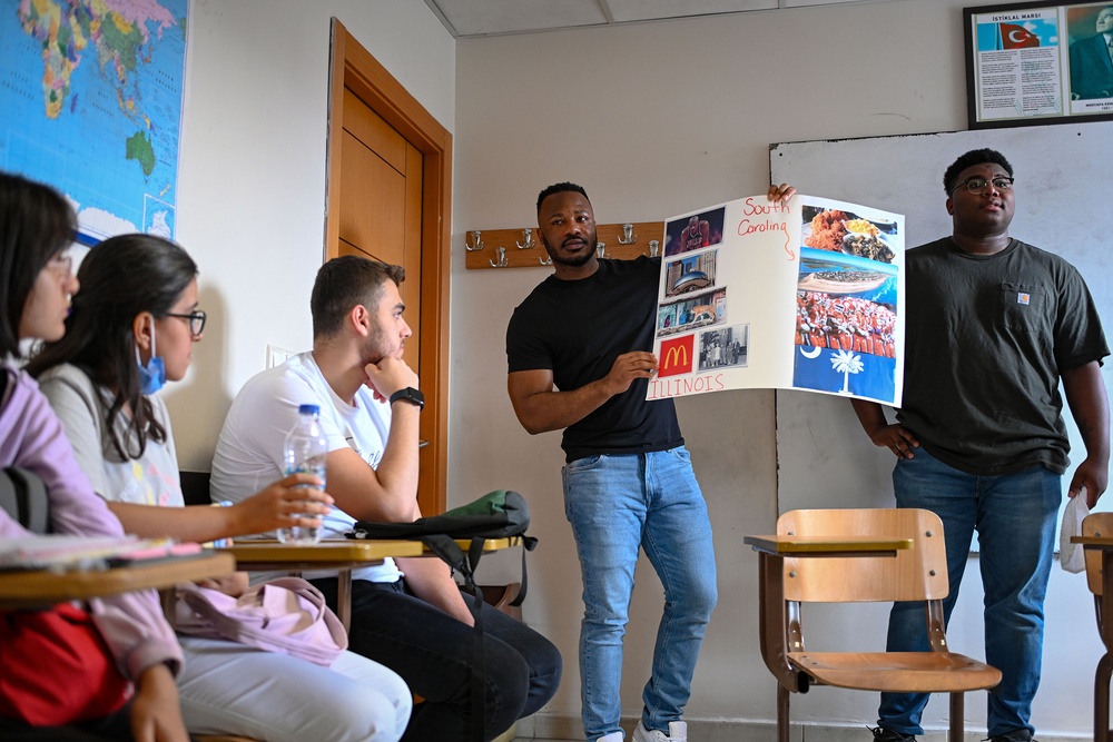 Airman Leadership Class 22-F visits the Turkish-American Association