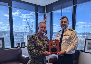 CSG 7 Visits HMAS Kuttabul