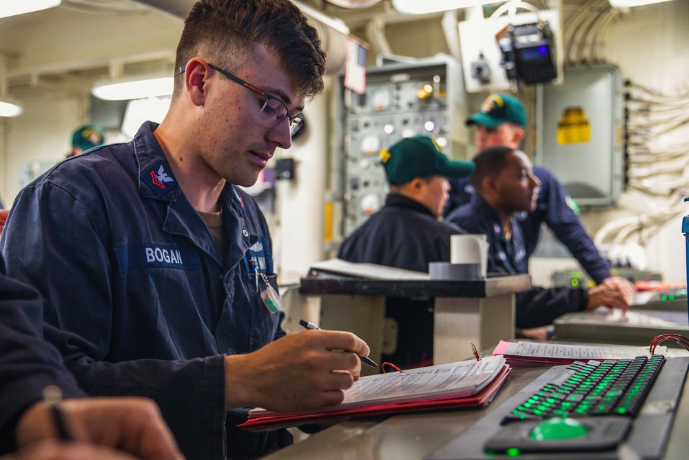 USS Paul Ignatius (DDG 117) Sailors Conduct Engineering Drills and Evolutions