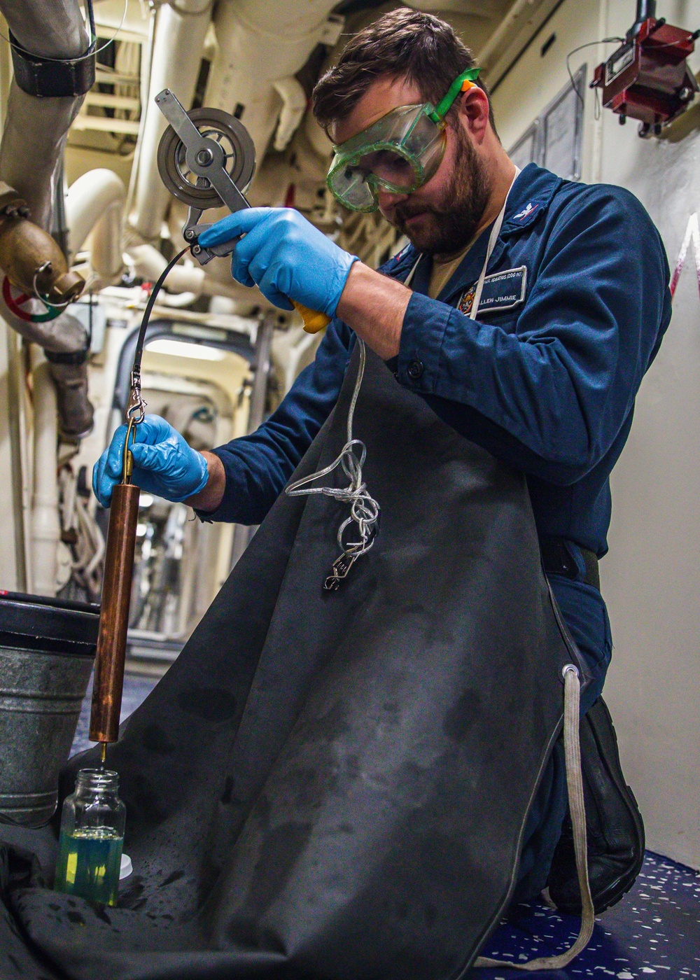 USS Paul Ignatius (DDG 117) Sailors Conduct Engineering Drills and Evolutions