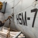 HSM 79, DET 2 Sailors Traverse MH-60R aboard DDG 117