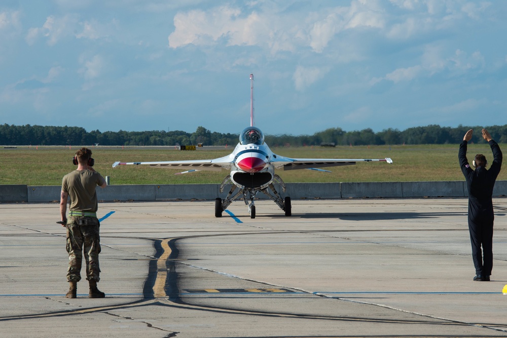 177FW, Atlantic City Air Show, F-16, NJANG, Thunderbirds, U.S. Air Force