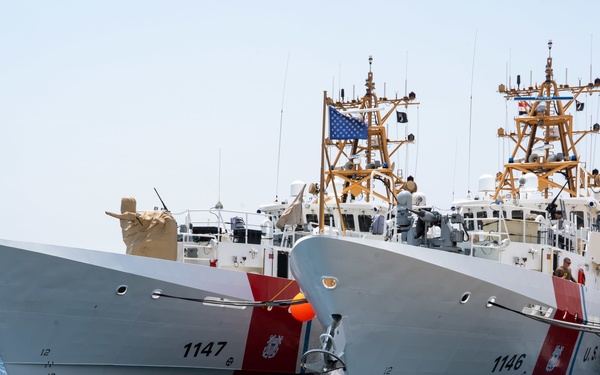 USCG Fast Response Cutters arrive in Egypt