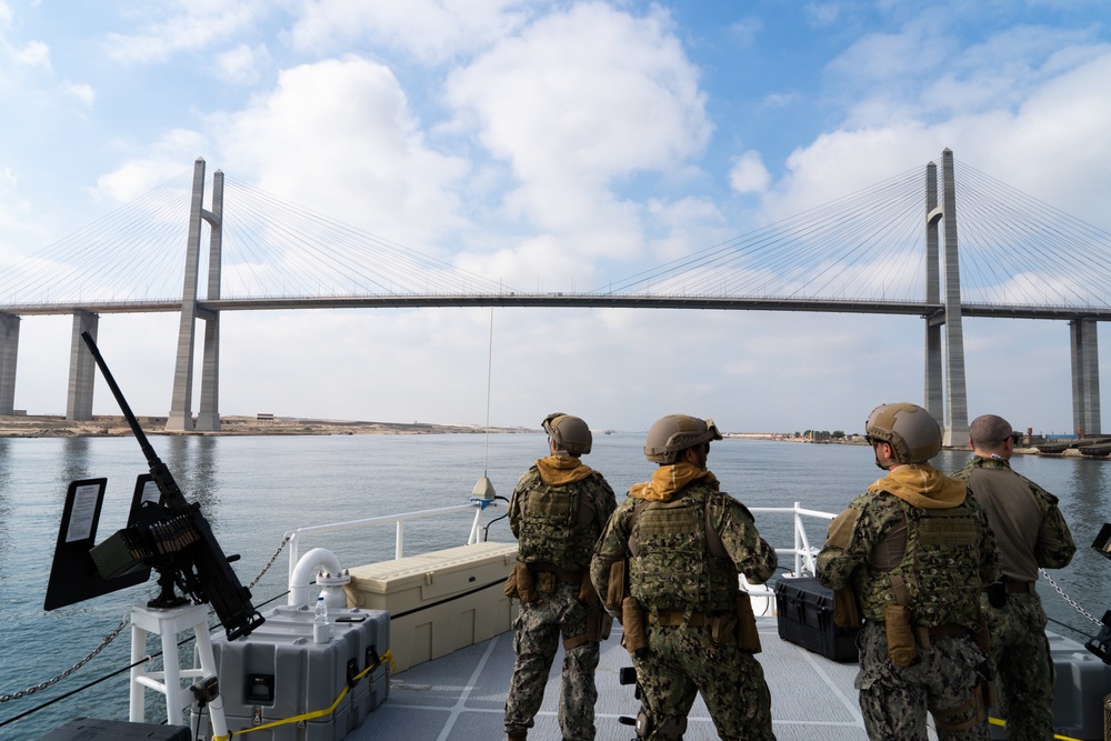 John Scheuerman Transits the Suez Canal