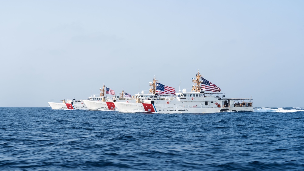 USCG Fast Response Cutters Transit The Strait Of Hormuz