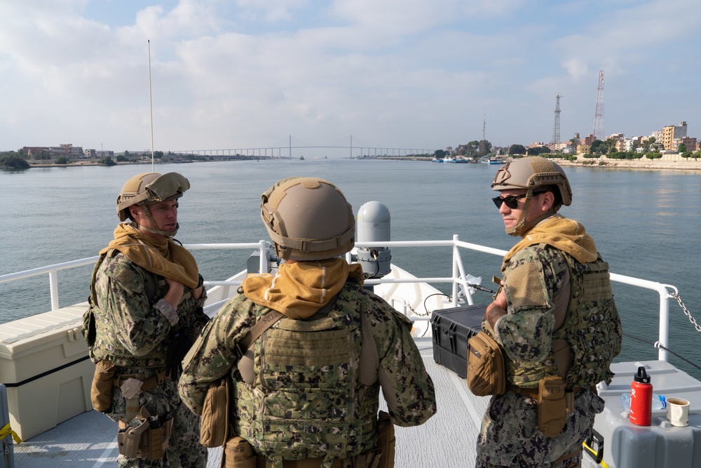 John Scheuerman Transits The Suez Canal