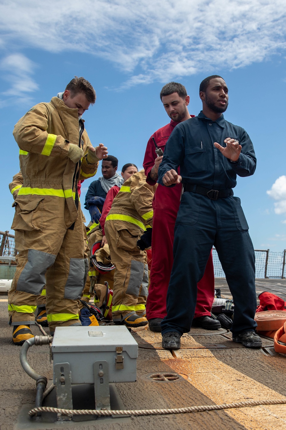 The USS Bainbridge is on a scheduled deployment in the U.S. Naval Forces Europe area of operations, employed by U.S. Sixth Fleet to defend U.S., Allied and Partner interests.