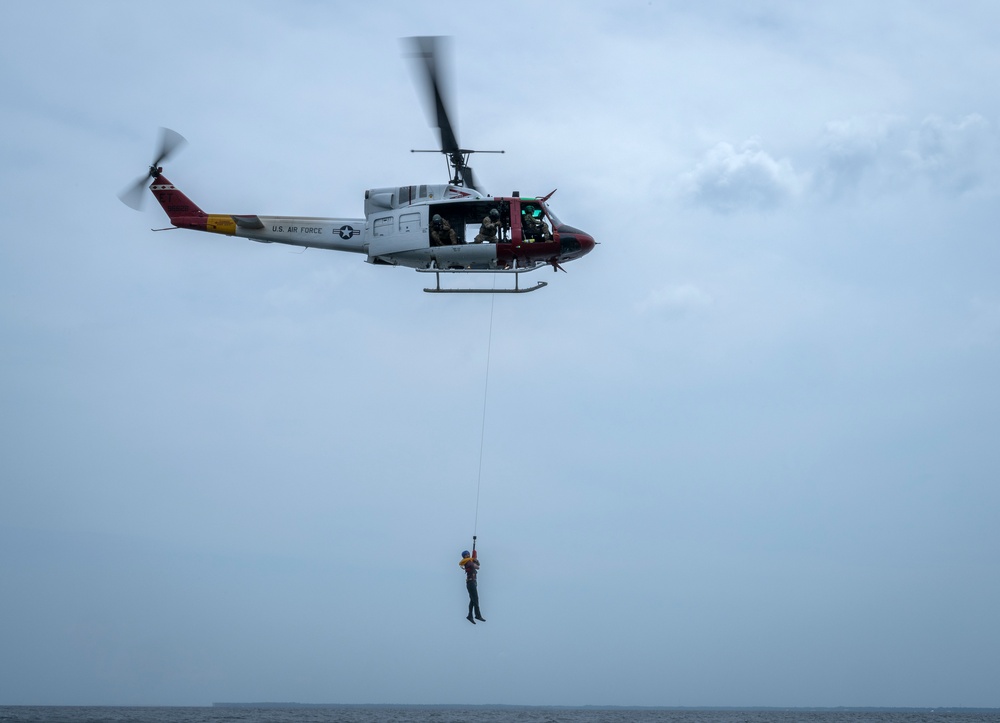 Water survival training