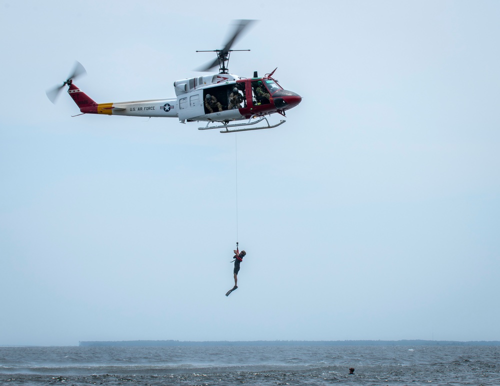 Water survival training