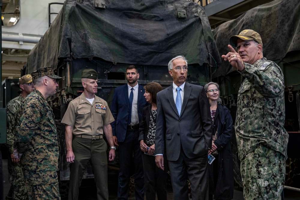 U.S. Ambassador to Latvia visits USS Arlington