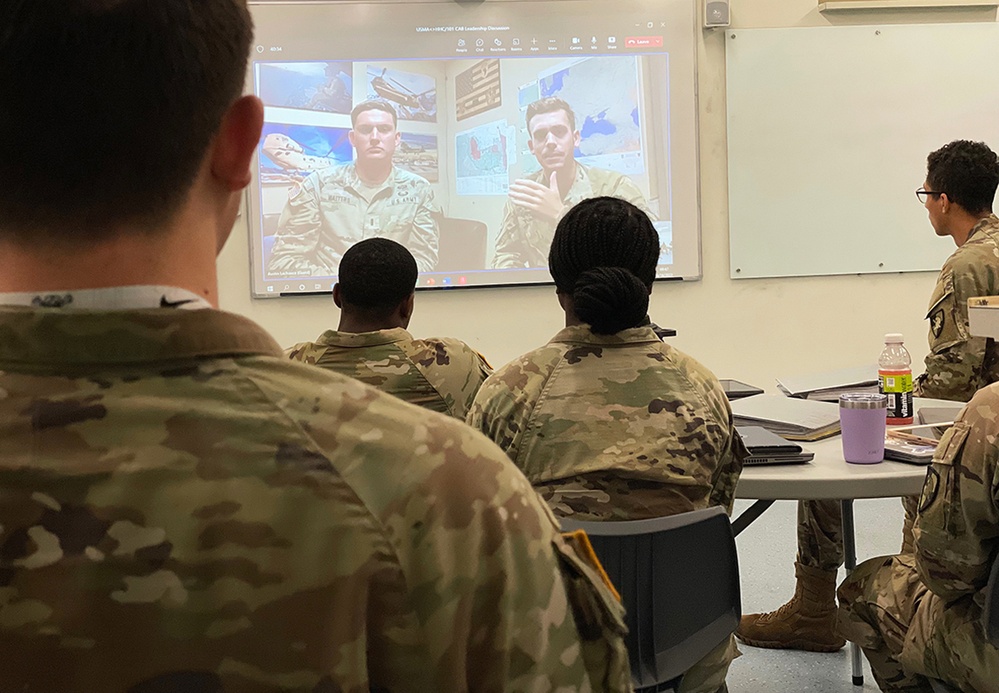 Cadets receive leadership advice from JRTC units