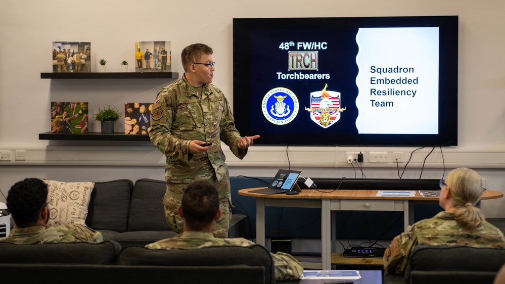 Global Strike Command First Sergeant visits Liberty Wing Torchbearers and A1Z