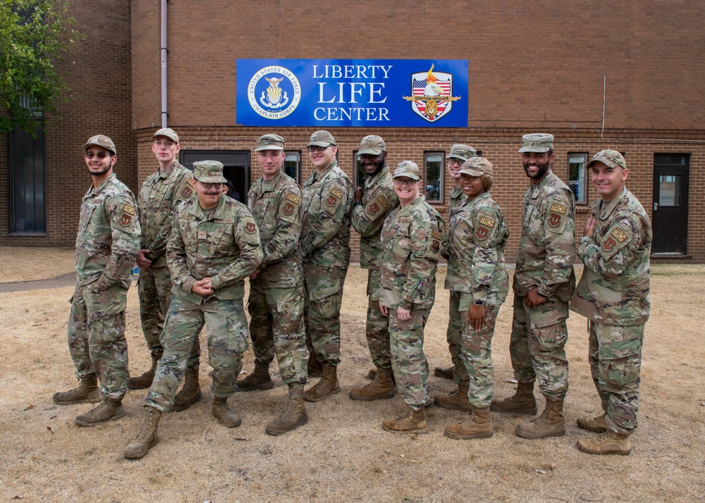 Global Strike Command First Sergeant visits Liberty Wing Torchbearers and A1Z