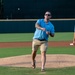 ANG OAY Airmen Throw Bowie Baysox Ceremonial First Pitch