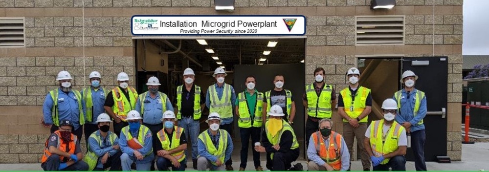 NAVFAC Southwest and Contractors at MCAS Miramar Test Microgrid Powerplant