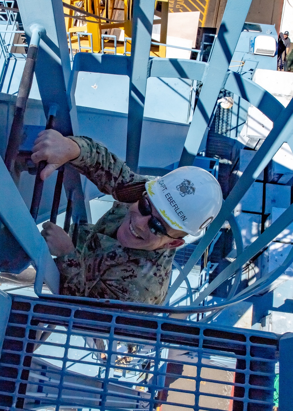 TRFB Leadership Visits Crane Operators Shop for Gemba