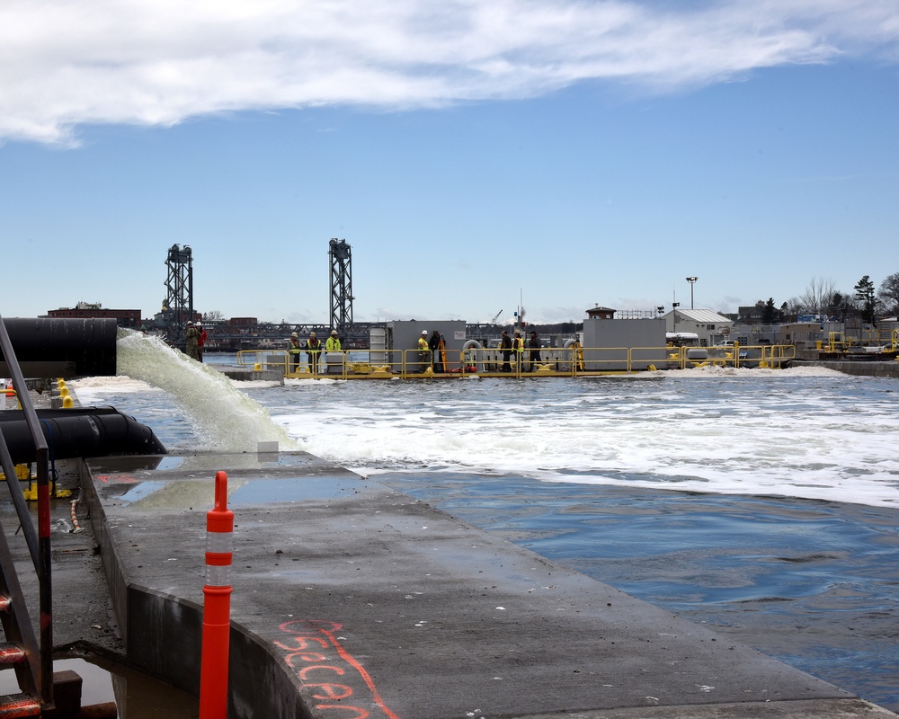 Pumping Continues at P-310 Superflood Basin