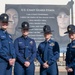 All-female company commander team picks-up recruit company Yankee-201 at U.S. Coast Guard Training Center Cape May