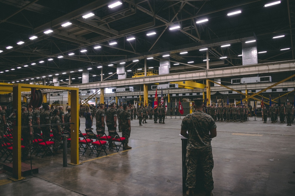 2nd Maintenance Battalion Relief and Appointment Ceremony