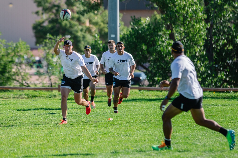 All Army Rugby Trains at Fort Carson