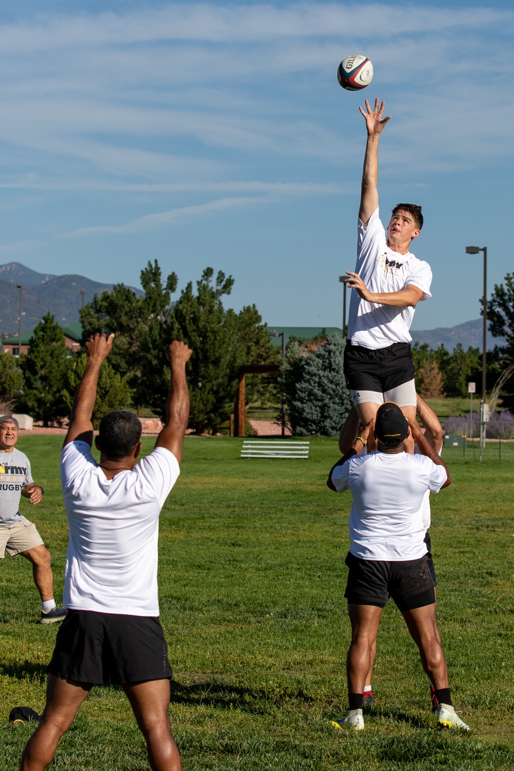 All Army Rugby Trains at Fort Carson