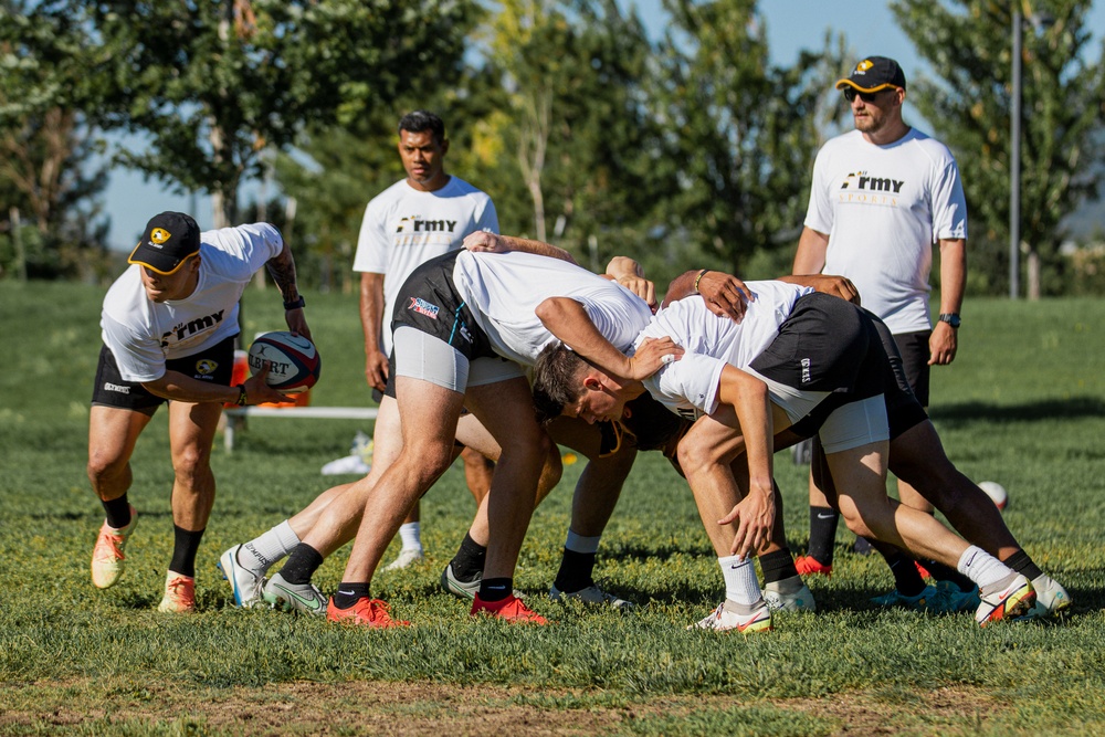 All Army Rugby Trains at Fort Carson