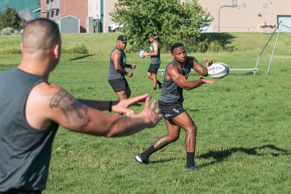 All Army Rugby Trains at Fort Carson