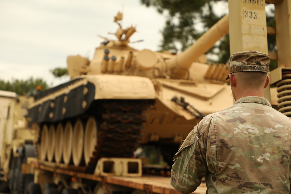 3rd Division Sustainment Brigade presents T-72 Tank historical display