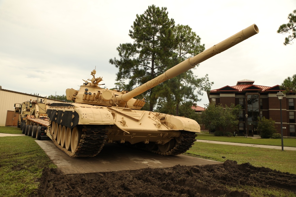 3rd Division Sustainment Brigade presents T-72 Tank historical display