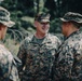 26th Marine Expeditionary Unit Commanding Officer meets with Combat Logistics Battalion 22 leaders during their Marine Corps Combat Readiness Evaluation