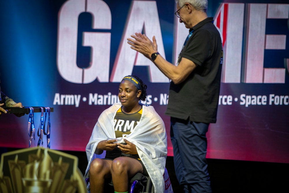 2022 DoD Warrior Games Rowing Medaling Ceremony