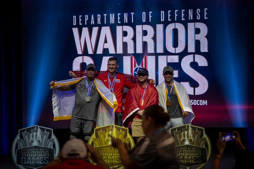 2022 DoD Warrior Games Rowing Medaling Ceremony