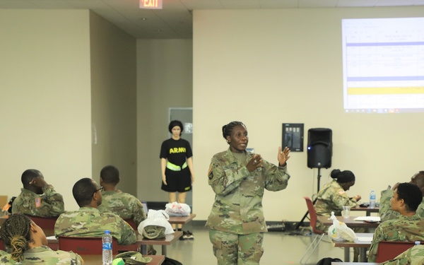 Army body composition training at VING