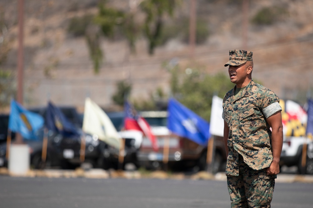 1st Bn., 5th Marines bids farewell to battalion sergeant major