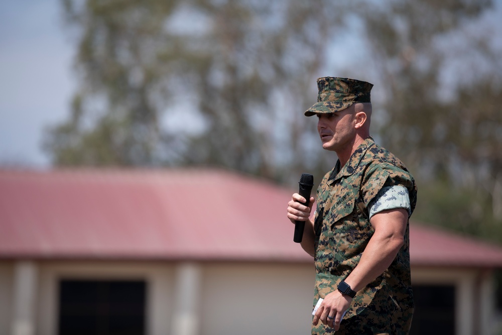 1st Bn., 5th Marines bids farewell to battalion sergeant major