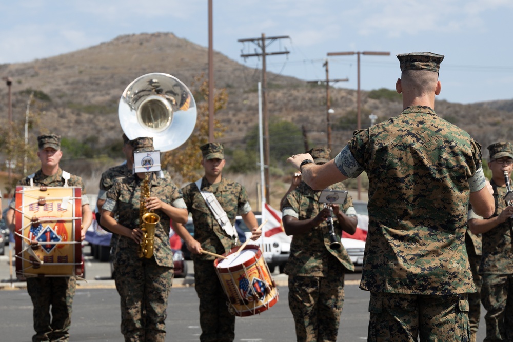 1st Bn., 5th Marines bids farewell to battalion sergeant major