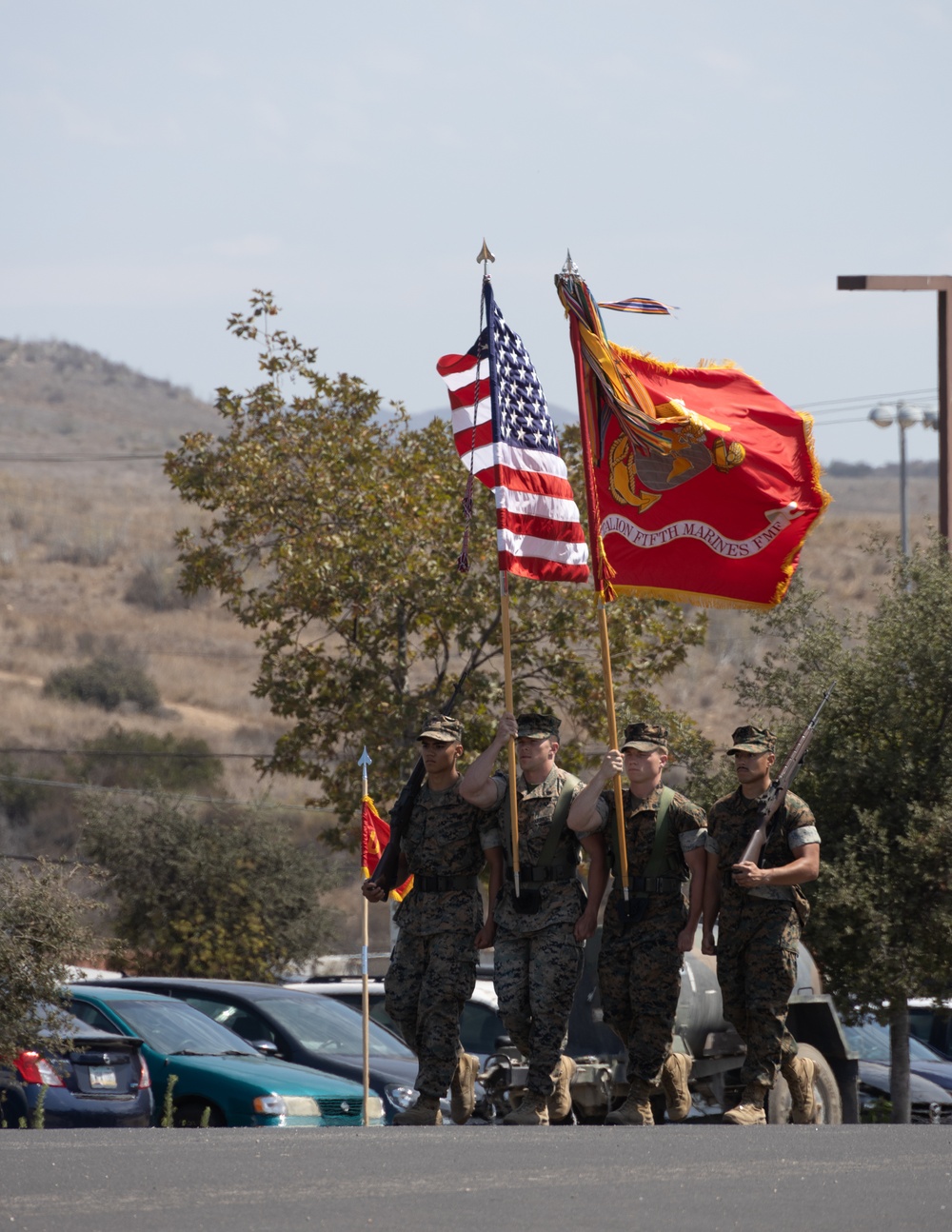 1st Bn., 5th Marines bids farewell to battalion sergeant major