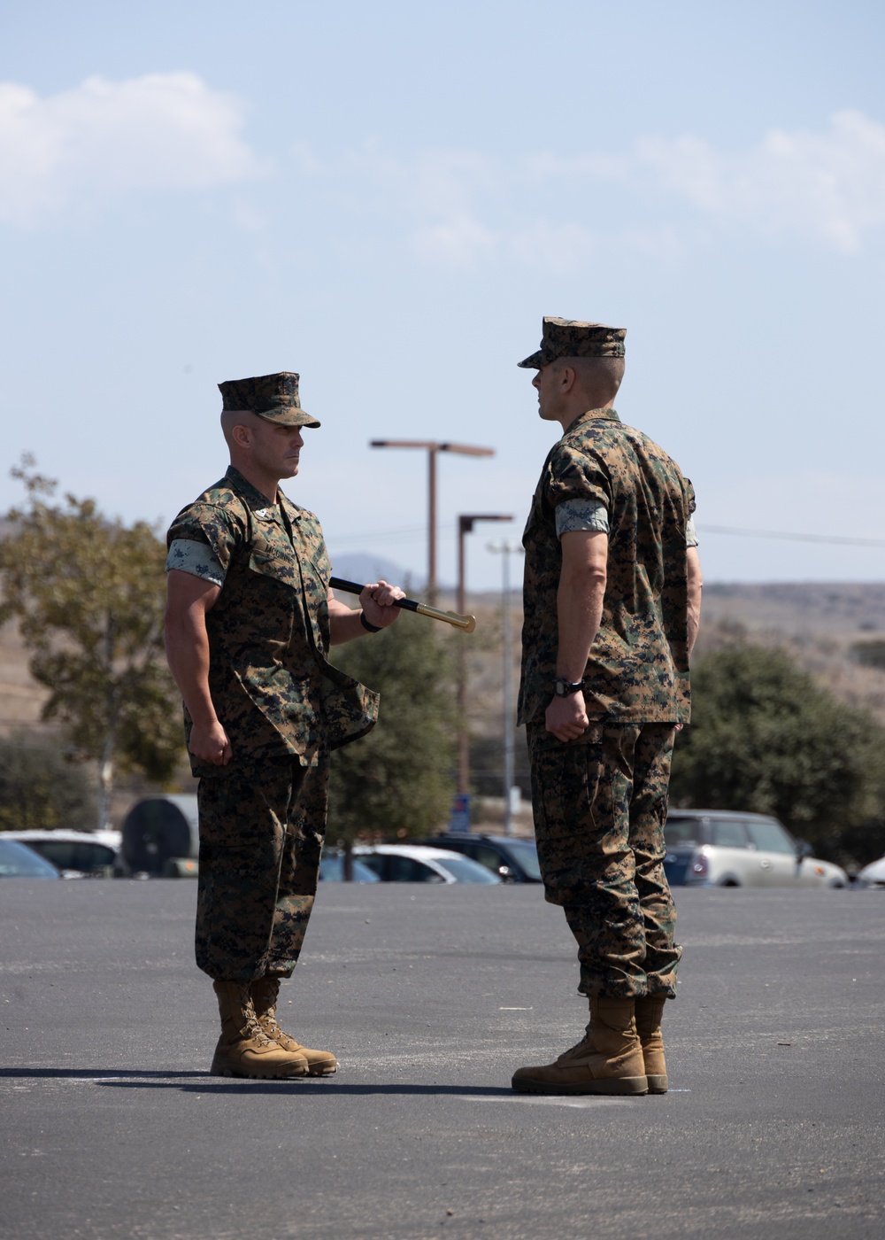 1st Bn., 5th Marines bids farewell to battalion sergeant major