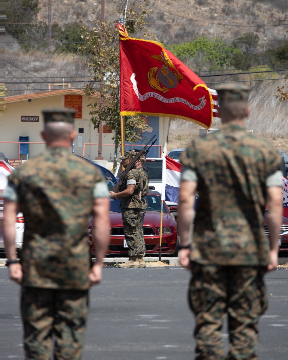 1st Bn., 5th Marines bids farewell to battalion sergeant major