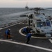 USS Barry (DDG 52) Conducts Deck Landing Qualifications with HSC-25