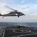 USS Barry (DDG 52) Conducts Deck Landing Qualifications with HSC-25