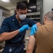 USS Ronald Reagan (CVN-76) Medical Sailors perform daily tasks