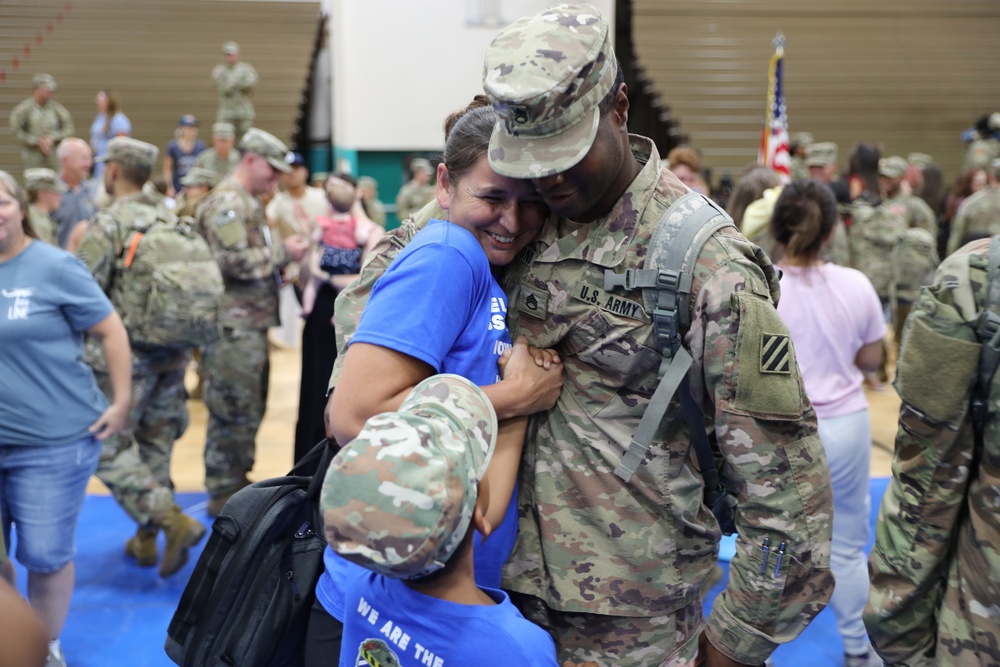 1st Armored Brigade Combat Team Soldiers Return from Germany Deployment