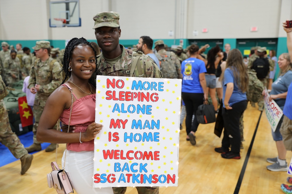 1st Armored Brigade Combat Team Soldiers Return from Germany Deployment