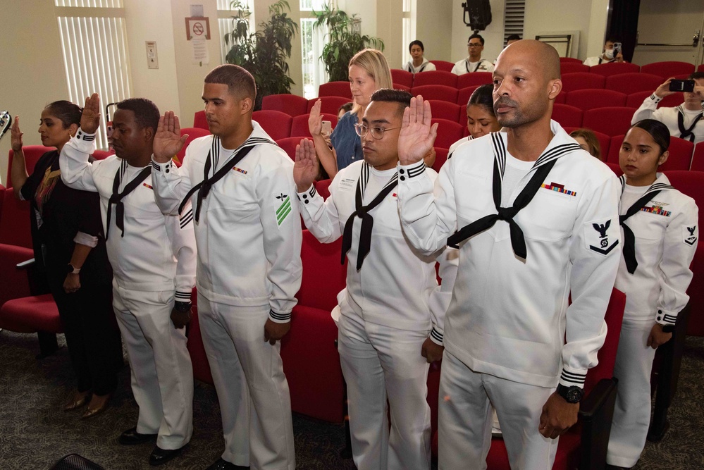Naturalizaion Ceremony onboard CFAY, Aug. 25, 2022