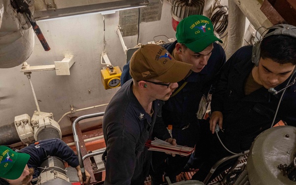 USS San Jacinto Engineer Training