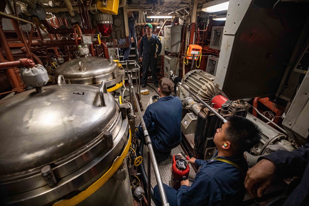 USS San Jacinto Engineer Training