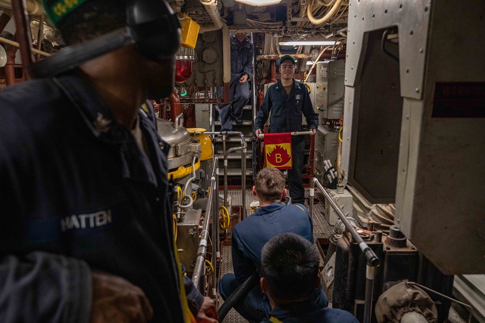 USS San Jacinto Engineer Training